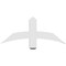 Ekena Millwork Bellingham Architectural Grade PVC Gable Bracket, 36"W x 15"H x 4"D x 4"F, 10/12 Pitch GBP036X15X0404BEL00 - alternate 3